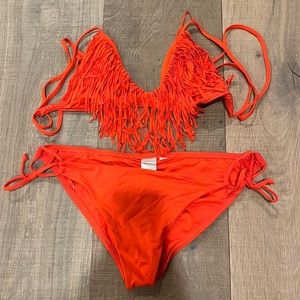 L*SPACE red bikini